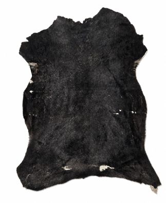 Schaffell Echt | Schwarzbraun, ca. 112 cm | Kurzflor | Öko gegerbt | Unikat 176-172