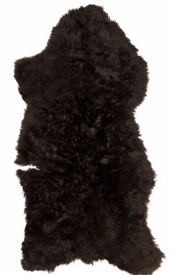 Schaffell Echt | Dunkelbraun, ca. 88 cm | Weichflor | Öko gegerbt | Unikat 176-170
