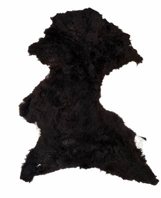 Schaffell Echt | Dunkelbraun, ca. 98 cm | Weichflor | Öko gegerbt | Unikat 176-160