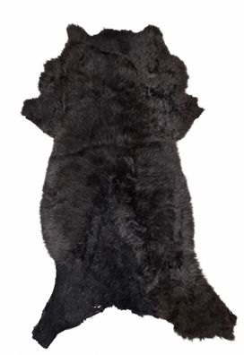 Schaffell Echt | Dunkelbraun, ca. 127 cm | Weichflor | Öko gegerbt | Unikat 176-153