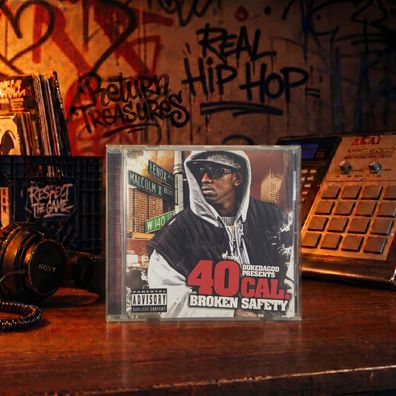 40 Cal. Broken Safety CD 2006 X-Ray Records US Import Dipset East Coast Rap