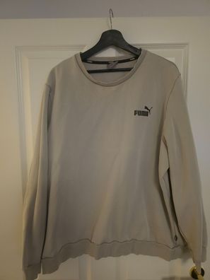 Puma Pullover Herren XXL – Beige – Baumwollmix – sehr guter Zustand