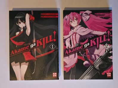 Akame ga Kill! Band 1 & 2 Manga Set KAZÉ deutsch