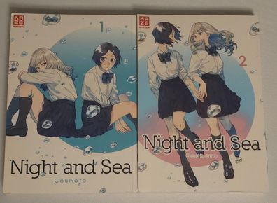 Night and Sea Manga Set Band 1–2 | Sehr guter Zustand | KAZÉ