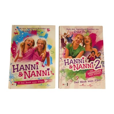 Hanni und Nanni Buch zum Film 1 + 2 Bundle Hardcover Enid Blyton Schneider