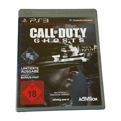 Call of Duty Ghosts Limited Edition PS3 Activision Infinity Ward Sehr Gut CIB