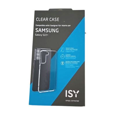 ISY ISC 1022 Clear Case Samsung Galaxy S22+ TPU Hülle Transparent Neu