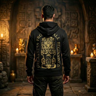 Jinx Uncharted Greatness Awaits Zip-Hoodie schwarz Gr. S