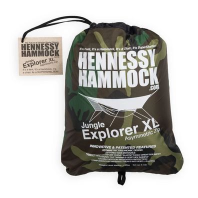 Hennessy Hammocks Jungle Explorer ZIP Woodland XL Hängematte