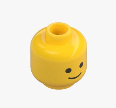 LEGO Kopf Gelb MINI HEAD No.447 9336 Smiley Kopf Neu unbespielt für Minifiguren
