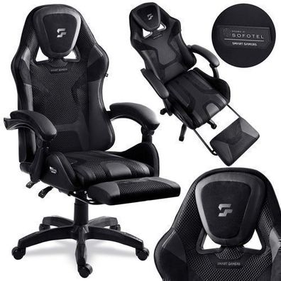 Gaming-Stuhl, drehbarer Gaming-Stuhl, Schalenfußstütze, Specter Sofotel