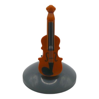 LEGO® City Geige / Violine - Musik Instrument Zubehör für Minifigur, Dark Orange