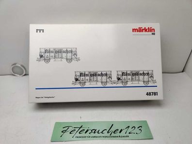 Märklin H0 AC 48781 / 3-teilige Güterwagen-Set „Königsbacher“ / DB / Ep. III