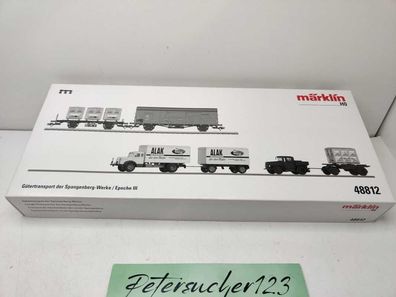Märklin H0 AC 48812 / historische Themen-Set „Gütertransport der Spangenberg-Werk