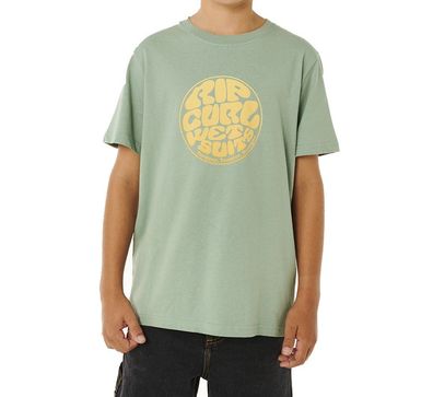 RIP CURL Kids T-Shirt Wettie Passage Icon aloe - Größe: 8 (130)