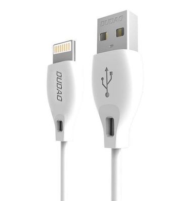 Dudao USB zu Lightning Kabel 2.4A, 1m, Weiß (Modell: L4L)