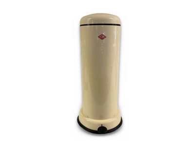 Wesco Big Baseboy Abfallsammler 30 L Mandel Stahlblech Dämpfer Fußpedal
