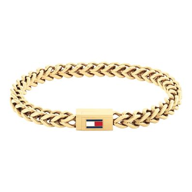 Tommy Hilfiger Herren Armband 2790648 Edelstahl, Gold plattiert