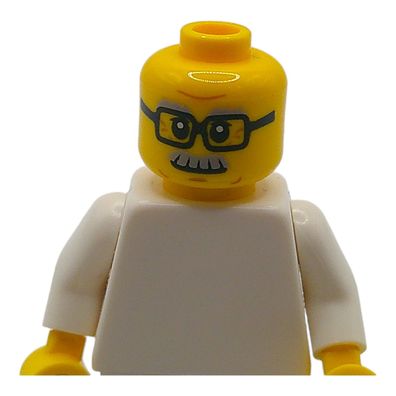 LEGO® Minifigur Kopf „Mann mit Bart & Brille“ NO. 1964 6153321 26879 - Gelb Groß