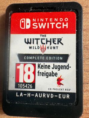 The Witcher 3 Wild Hunt Complete Edition Nintendo Switch - nur Modul - USK 18