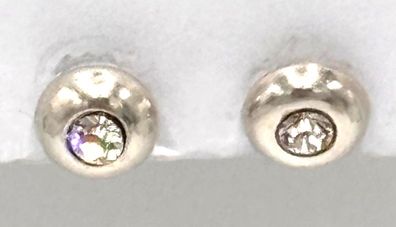 Neuwerig Alltagstauglich Ohrstecker 0,925 Sterlingsilber funkelde Zikone