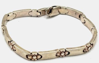 Neuwertges FBM Armband 0,925 Sterlingsilber rotvergoldet