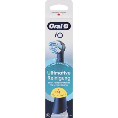 Oral-B iO Aufsteckbürsten Ultimative Reinigung Black 4er