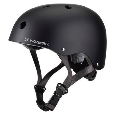 Leichter BMX-Scooter-Fahrradhelm 48-52 cm - schwarz