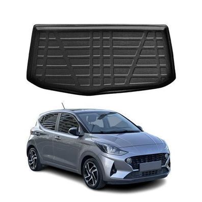 Kofferraumwanne Laderaumwanne für Hyundai i10 AC3 2021-2025 Gummi TPE Schwarz