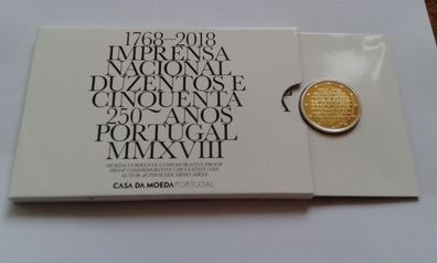 2 euro 2018 Portugal Nationale Druckerei PP coincard 2 euro 2018 Bundesdruckerei