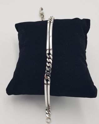 Wie neu Rhodiniertes Armband Silber 0,835