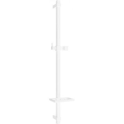 Mexen DQ Duschstange mit Seifenschale 80 cm, Weiß - 79381-20