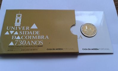 2 euro 2020 Portugal Universität Coimbra PP coincard 2 euro 2020 PP Portugal Coimbra