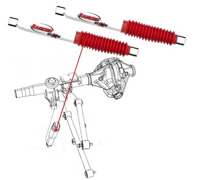Stoßdämpfer HA RS5000X Dodge Ram 1500 2WD & 4WD Bj:02-25 (Gen.3 & Gen.4) mit 4"