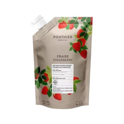 Ponthier Erdbeere Fruchtpüree 1x 1kg Erdbeer Püree Premium Victory Inspire Marokko