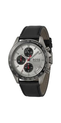 Hugo Boss Center Court Herrenuhr silber schwarz HB1514024