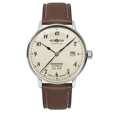 Zeppelin 8056-5 Hindenburg Herrenuhr Automatik und Lederarmband