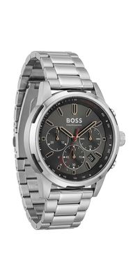 Hugo Boss Solgrade Herrenuhr silber schwarz HB1514032
