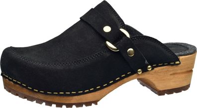 Sanita Damen Clogs Wood-Lissy Open 479140