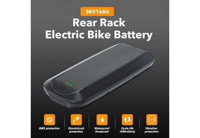 LionTec E-Bike Akku 36V 14Ah für Telefunken Zündapp Chrisson YJ145