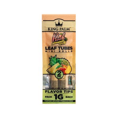 King Palm Mini Rolls PEACH Pineapple à 2 Rolls