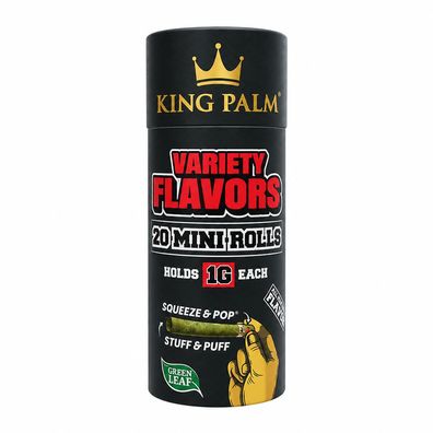 King Palm Mini Rolls Variety Flavours 20 Rolls
