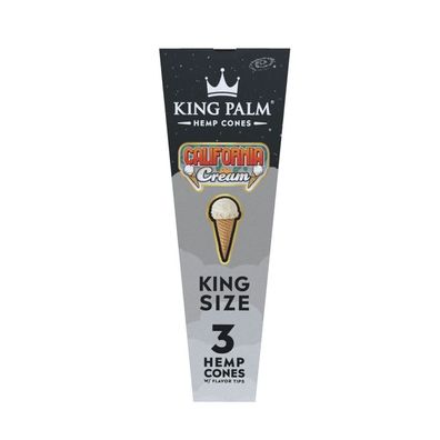 King Palm Hemp Cones King Size California CREAM à 3 Cones