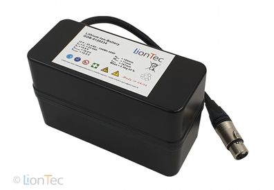 LionTec Golf Caddy Akku 12V 14,8V 23,4Ah für TiCad Goldfinger Liberty bis 2013 XLR-3