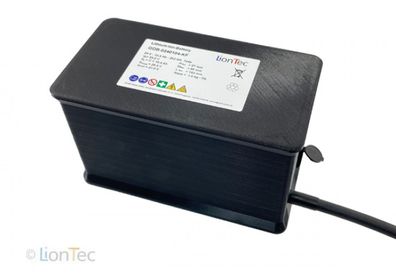 LionTec Golf Batterie 24V (25,9V) - 10,4Ah Kiffe K-Serie Caddy Trolley Akku