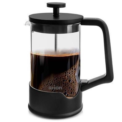 Schwarze 650 ml Glas-Kolben-Kaffee- und Teemaschine