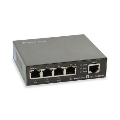 LevelOne GEP-0523 5-Port-Gigabit-PoE-Switch