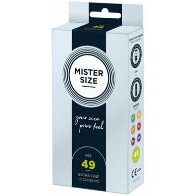 Mister Size MISTER SIZE 49mm Condoms 10pcs