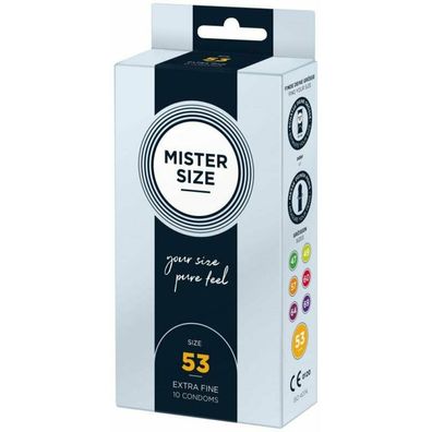 Mister Size MISTER SIZE 53mm Condoms 10pcs