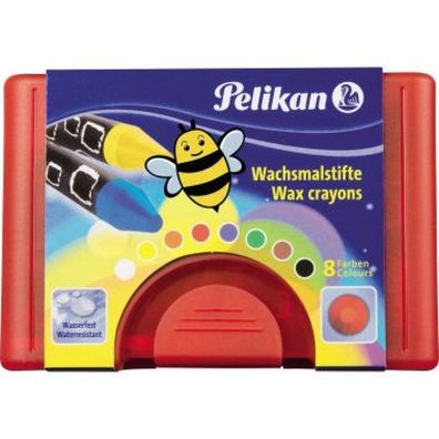 Pelikan Wachsmalstift 665/8, wasserfest, rot Pelikan 100401613